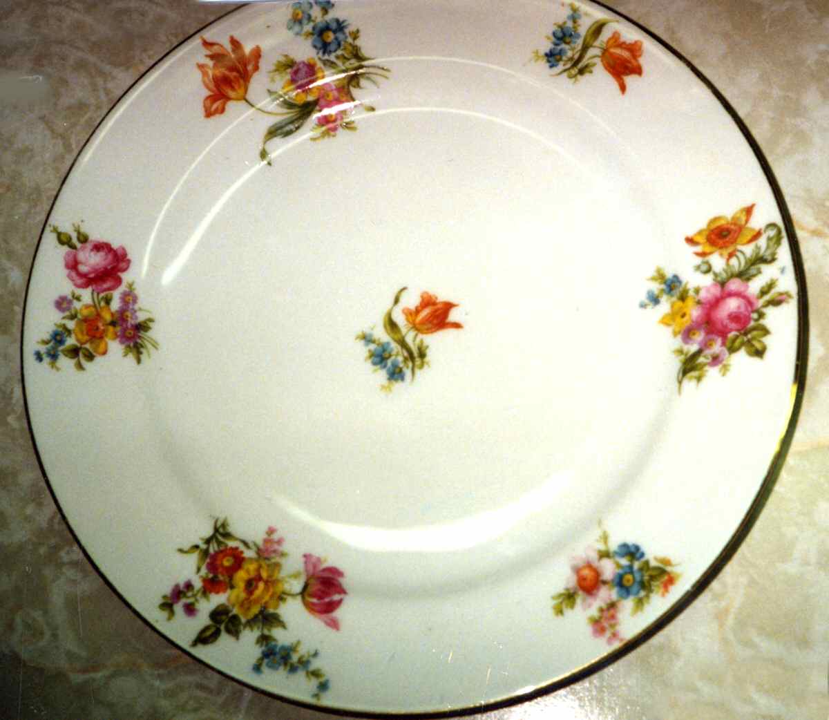 LIM129 Salad Plate by Limoges-French-1