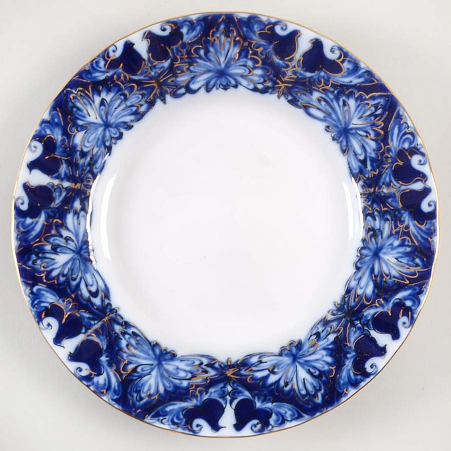 Black Cockerel (Couple) Dessert/Pie Plate by Lomonosov-1