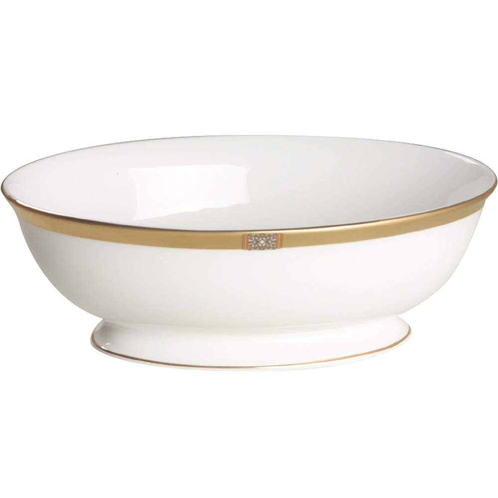 Jewel Gold 9" Oval Vegetable Bowl by Lenox-1