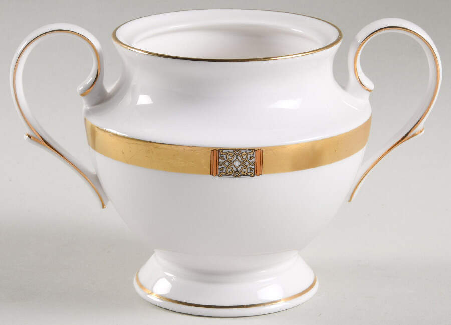 Jewel Gold Sugar Bowl No Lid by Lenox-1