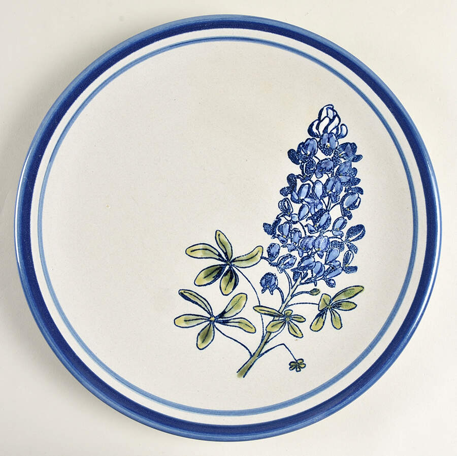 Bluebonnet Dinner Plate by Louisville-1
