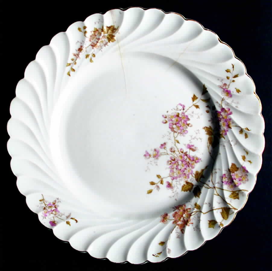 2761(Swirl) Dinner Plate by Lazarus Straus & Sons-1