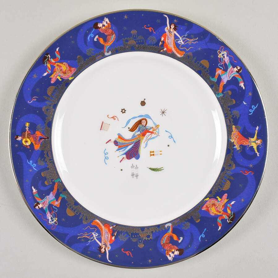 Simchah Luncheon Plate by Lenox-1