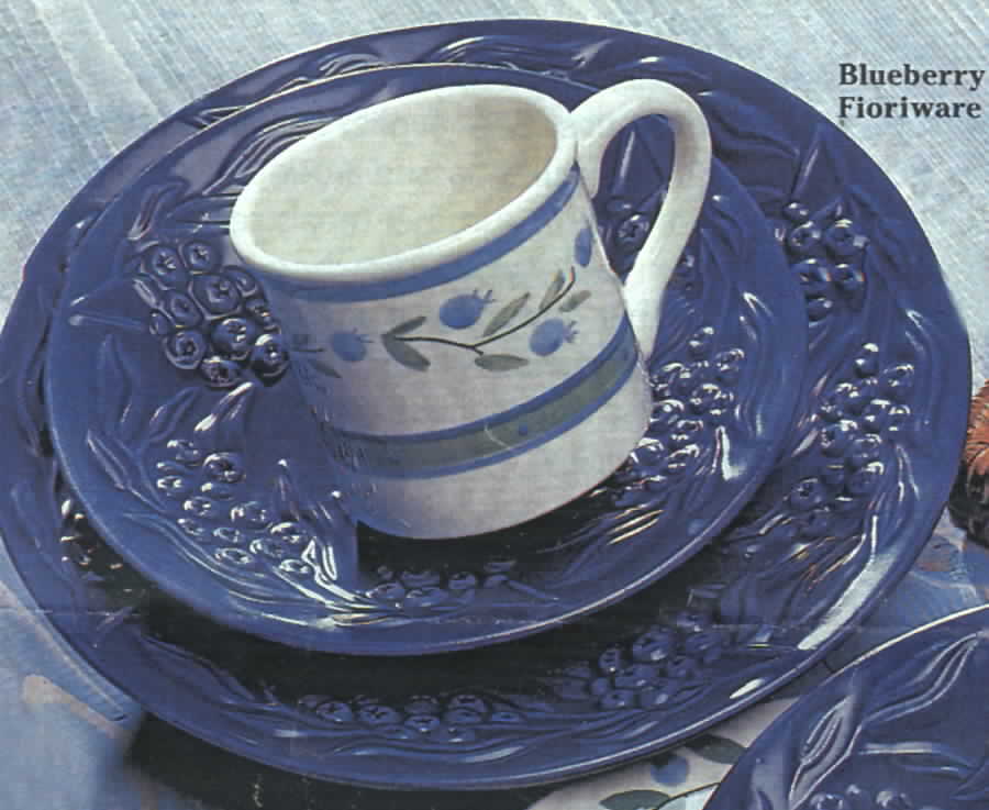 Blueberry Fioriware Mug by LL Bean-1