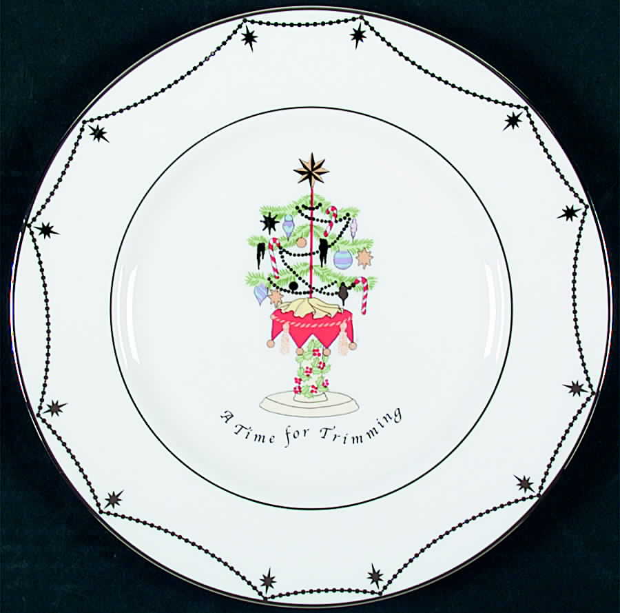 Merry and Bright A Time For Luncheon Plate by Lenox-1