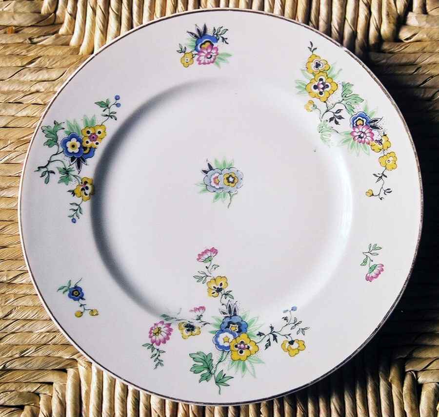 LIM134 Luncheon Plate by Limoges-French-1