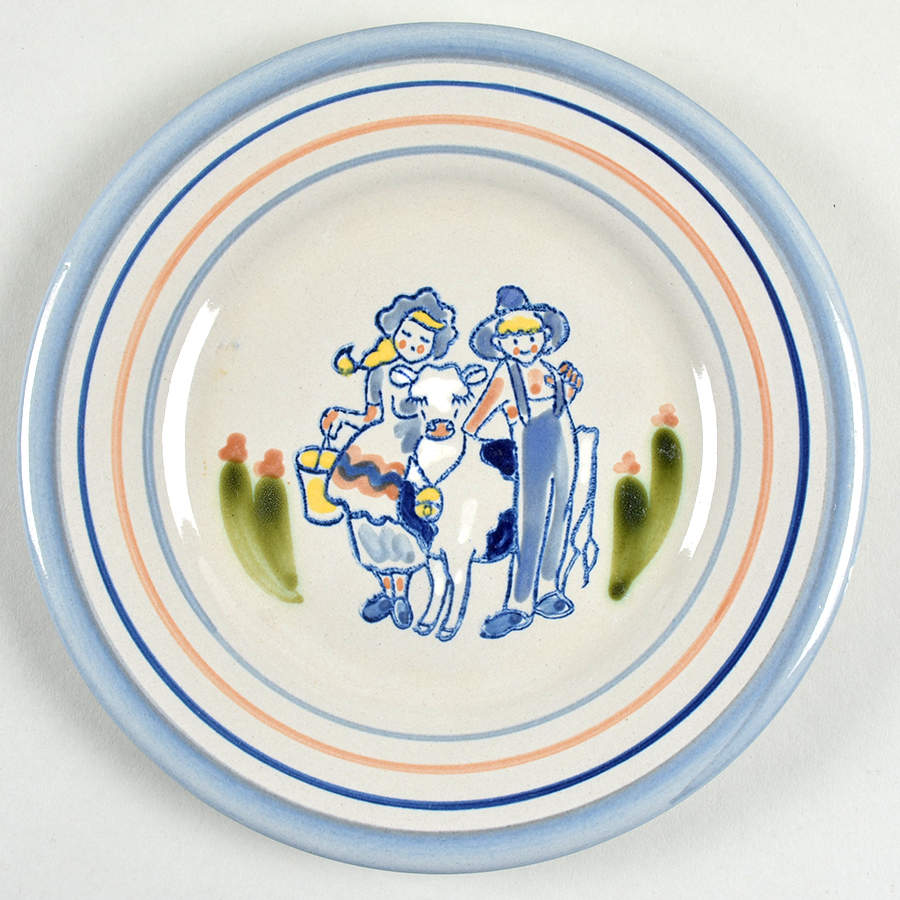 Milk & Honey Salad Plate by Louisville-1