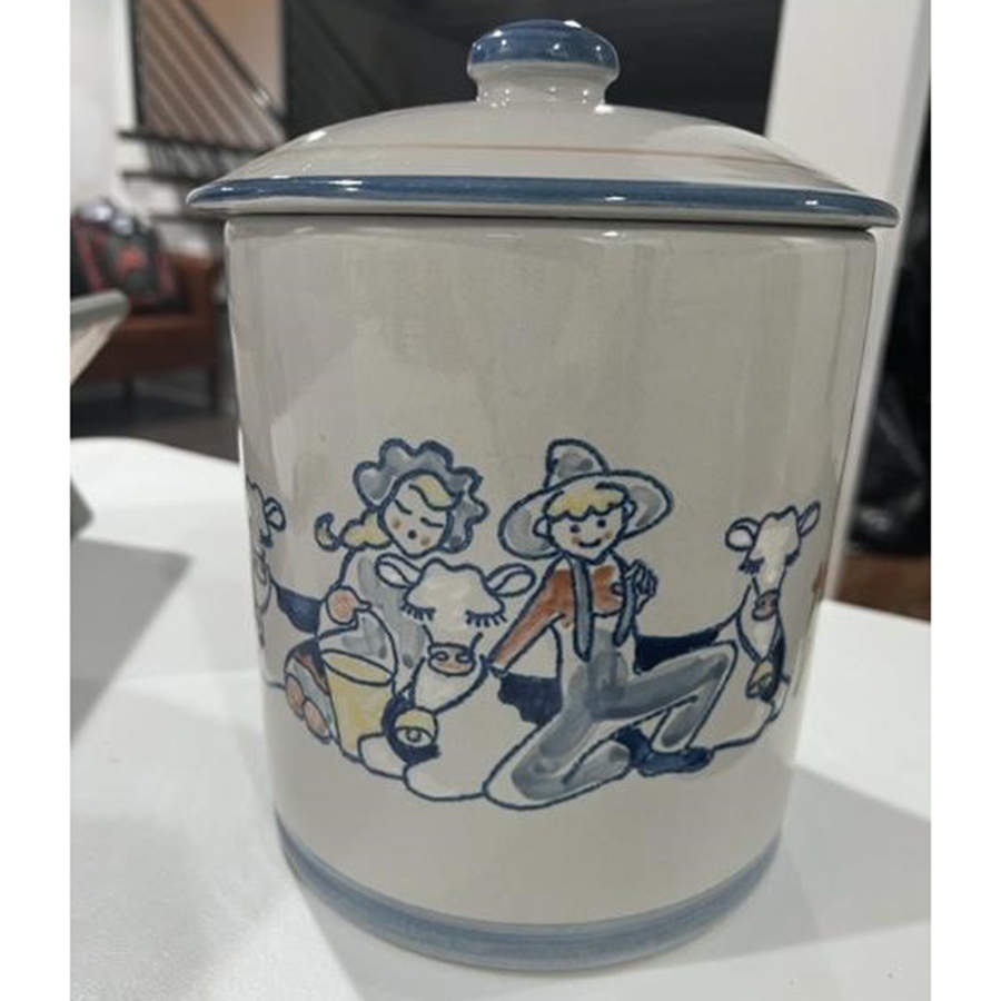 Milk & Honey Cookie Jar & Lid by Louisville-1