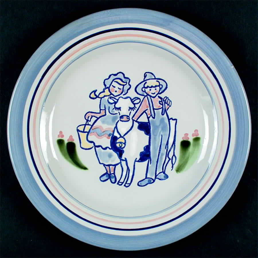 Milk & Honey Dinner Plate by Louisville-1