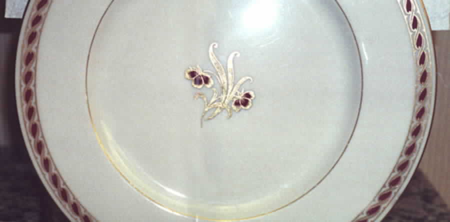 Stratford Maroon Dinner Plate by Lenox-1