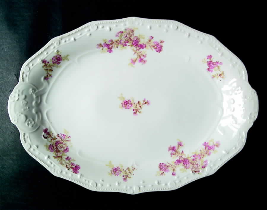 LRI3 16" Oval Serving Platter by LRL Limoges-1