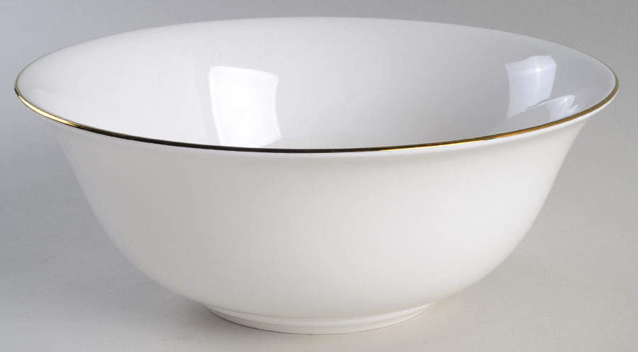 Continental Dining Gold 9" Round Vegetable Bowl by Lenox-1