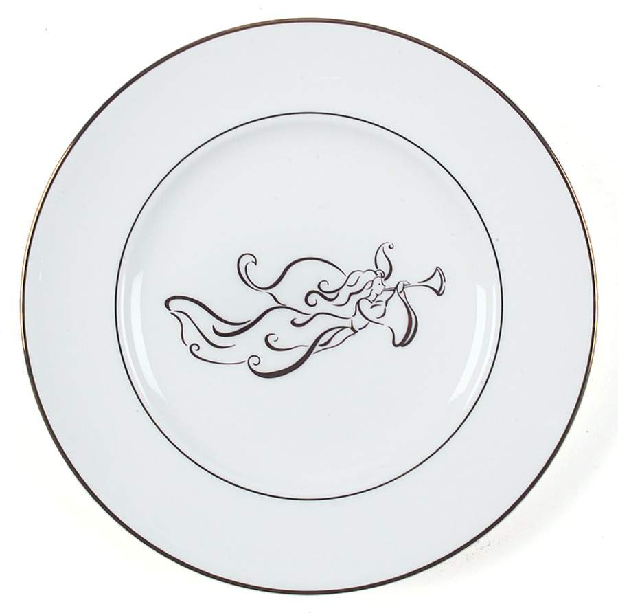 Continental Dining Gold Accent Luncheon Plate by Lenox-1