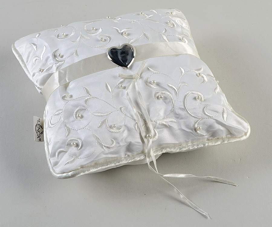 Opal Innocence Ring Bearer Pillow by Lenox-1