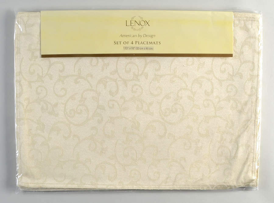Opal Innocence Cloth Placemat - Set of 4 by Lenox-1