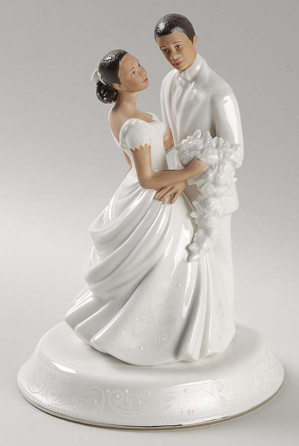Opal Innocence Ethnic Bride & Groom Cake Topper by Lenox-1