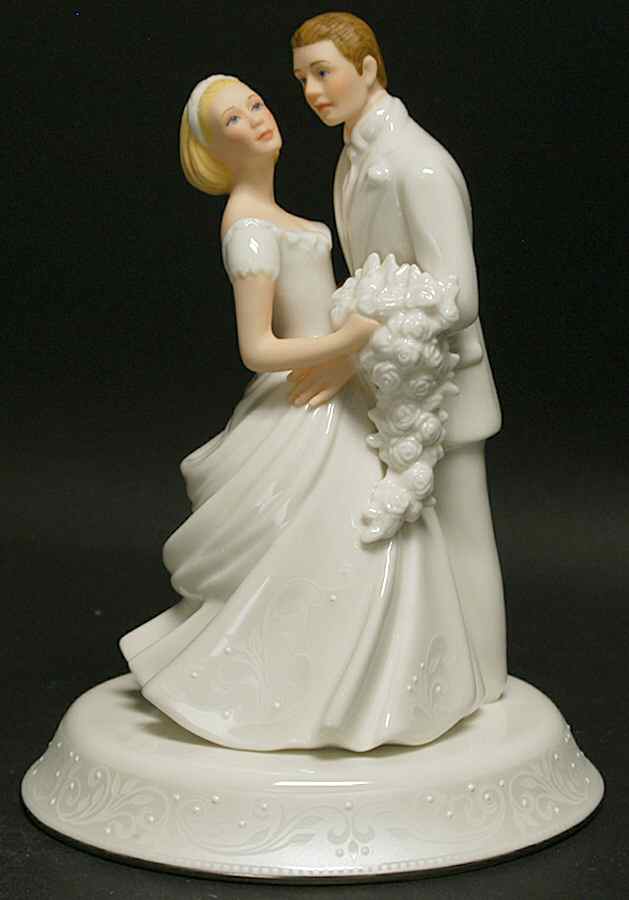 Opal Innocence Bride and Groom Cake Topper (Plain) by Lenox-1
