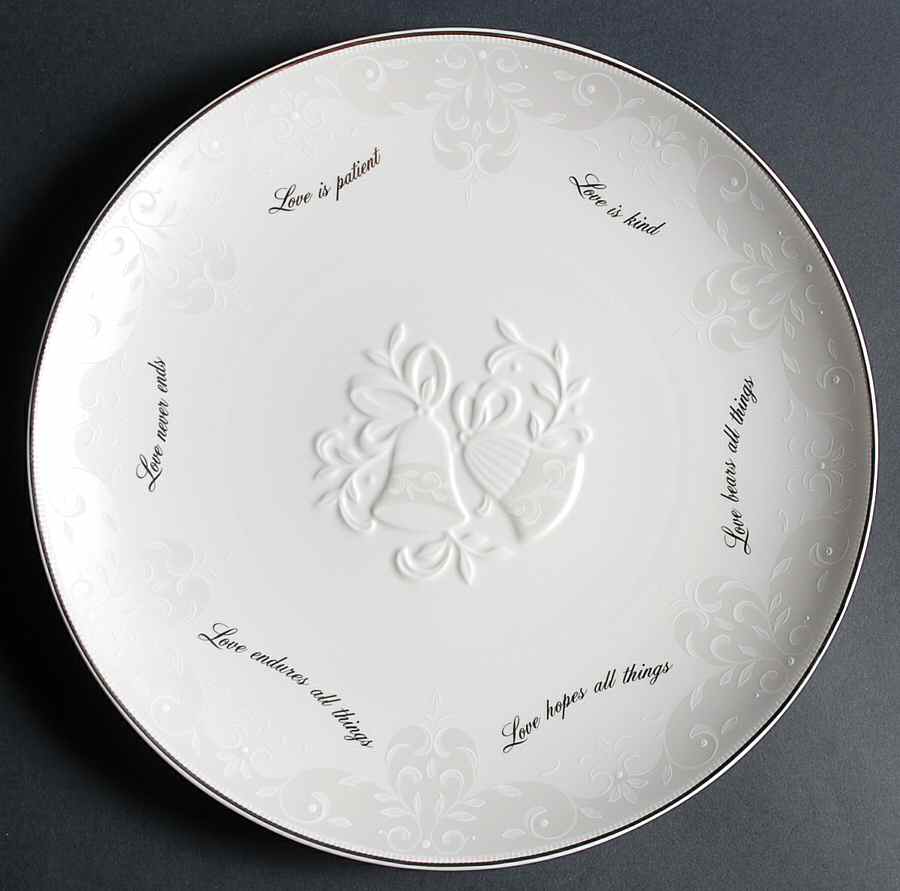 Opal Innocence Wedding Plate by Lenox-1