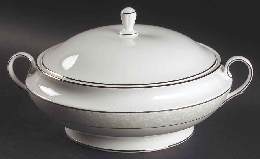 Opal Innocence Round Covered Vegetable by Lenox-1