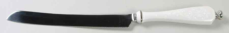 Opal Innocence Cake Knife/Server with Stainless Blade by Lenox-1