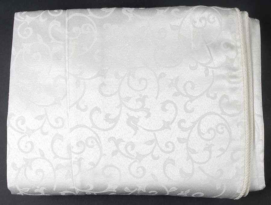 Opal Innocence 90" Round Tablecloth by Lenox-1