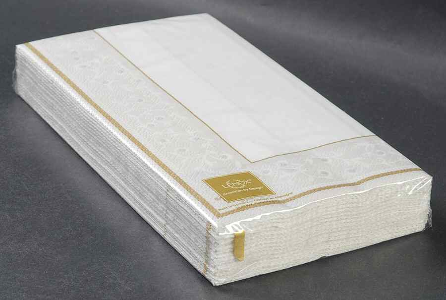 Opal Innocence Package of Paper Guest Towel Napkins by Lenox-1