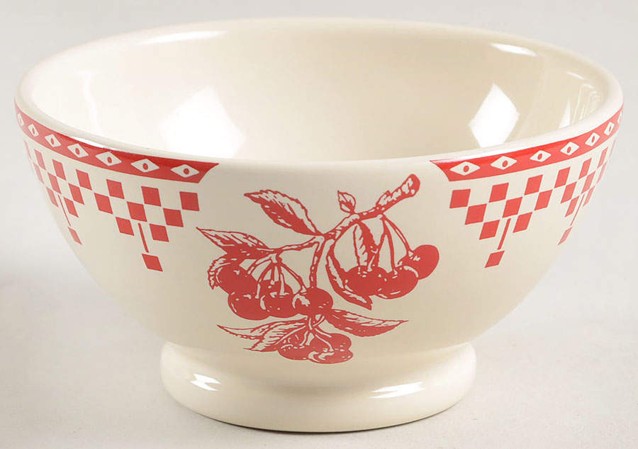 Damier Red Condiment Bowl by Le Comptoir-1