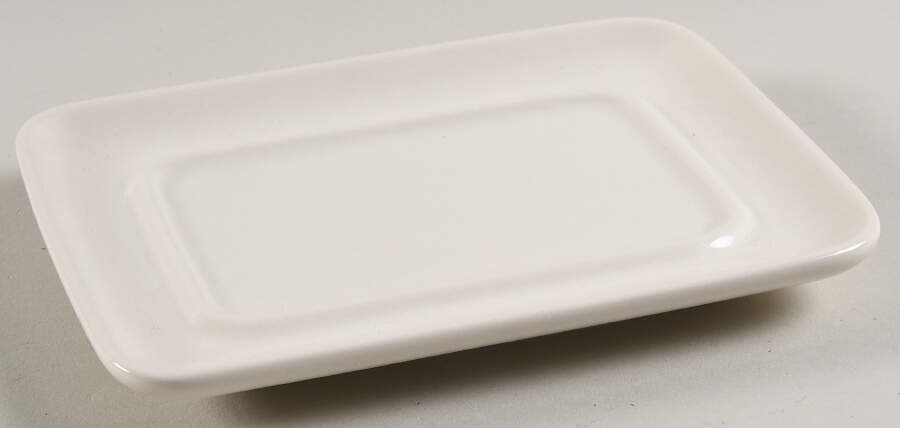 Damier Red Rectangular Butter No Lid by Le Comptoir-1