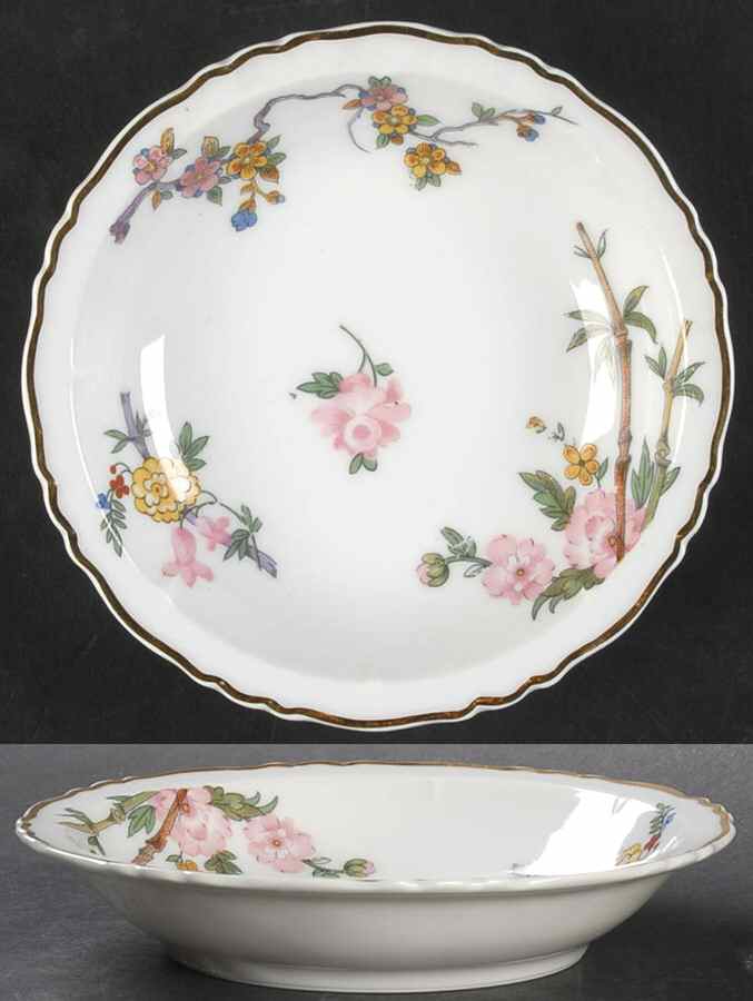 LIM141 Rim Fruit/Dessert (Sauce) Bowl by Limoges-French-1