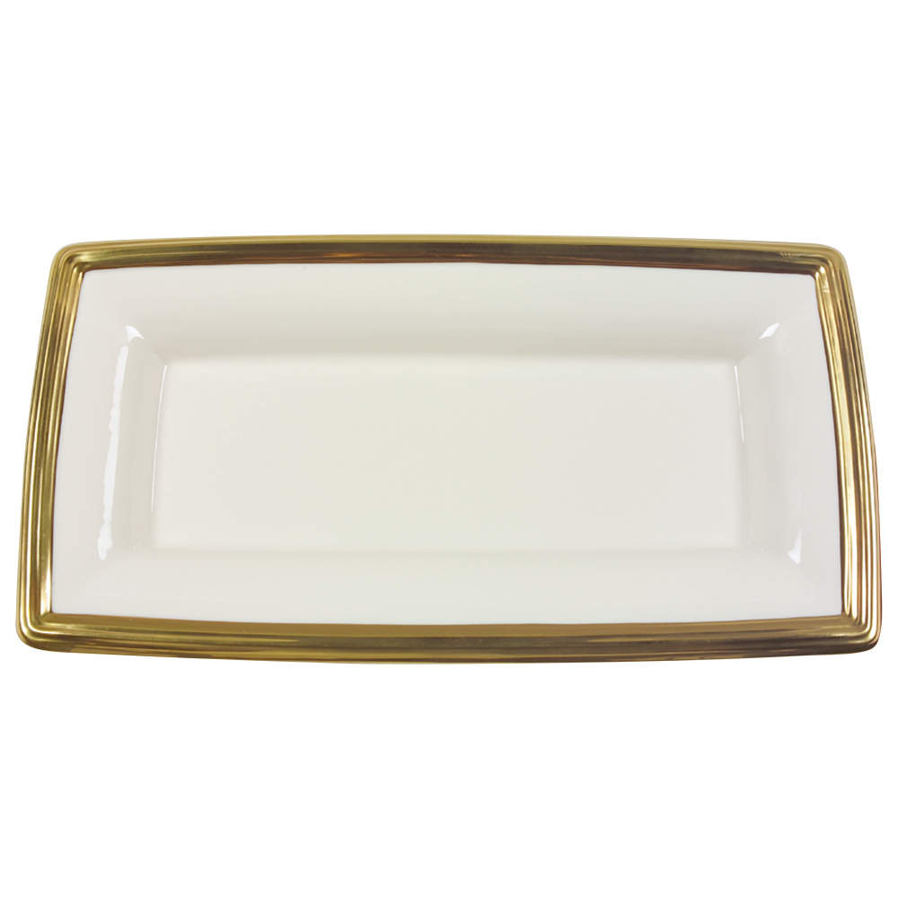 Eternal Nouveau 13" Rectangular Serving Platter by Lenox-1