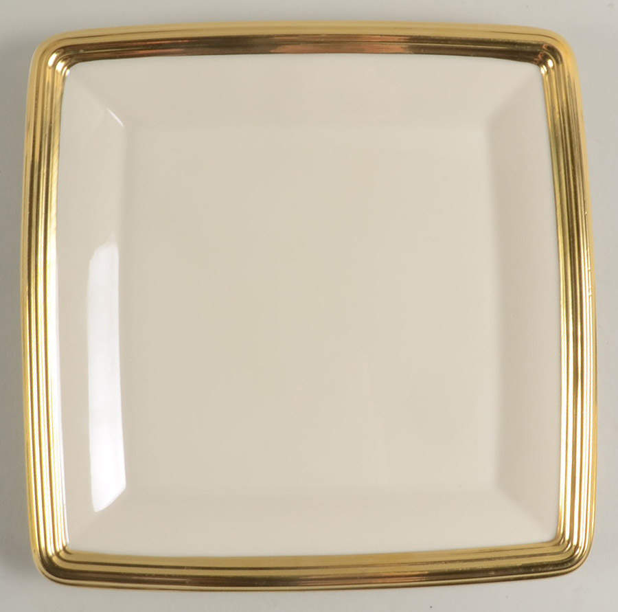 Eternal Nouveau Square Accent Luncheon Plate by Lenox-1