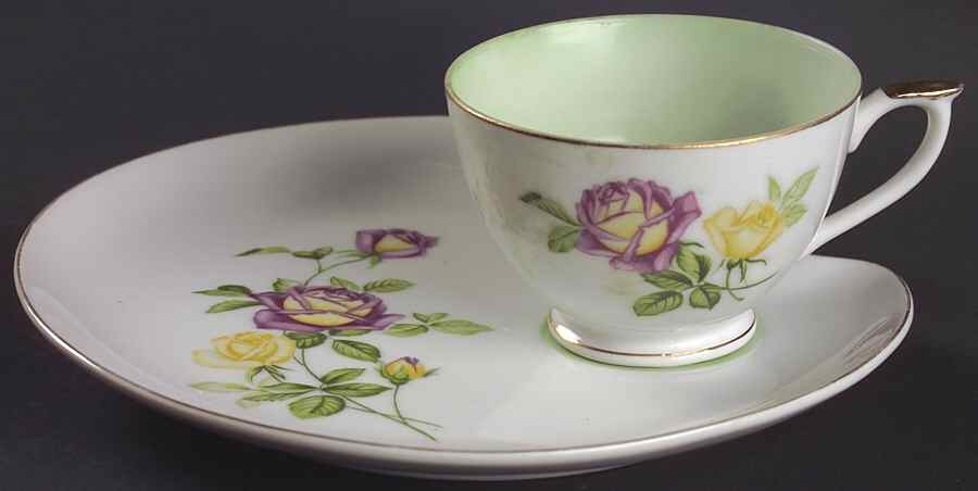 NE21622 Snack Plate & Cup Set by Lefton-1