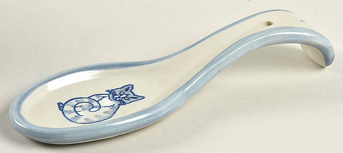 Classy Cats Spoon Rest/Holder (Holds 1 Spoon) by Louisville-1