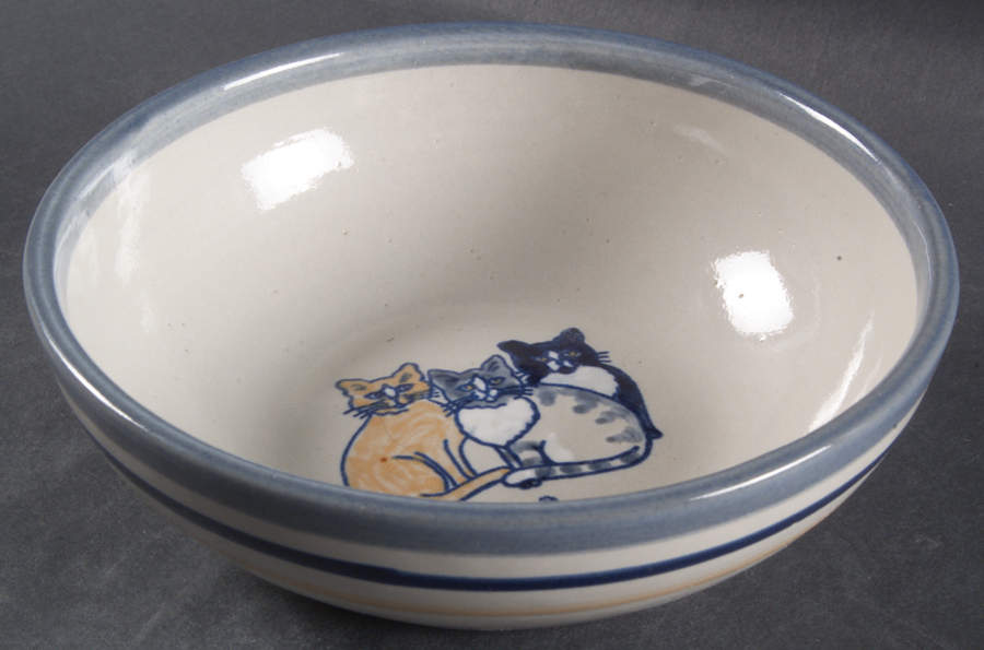 Classy Cats Individual Salad Bowl by Louisville-1