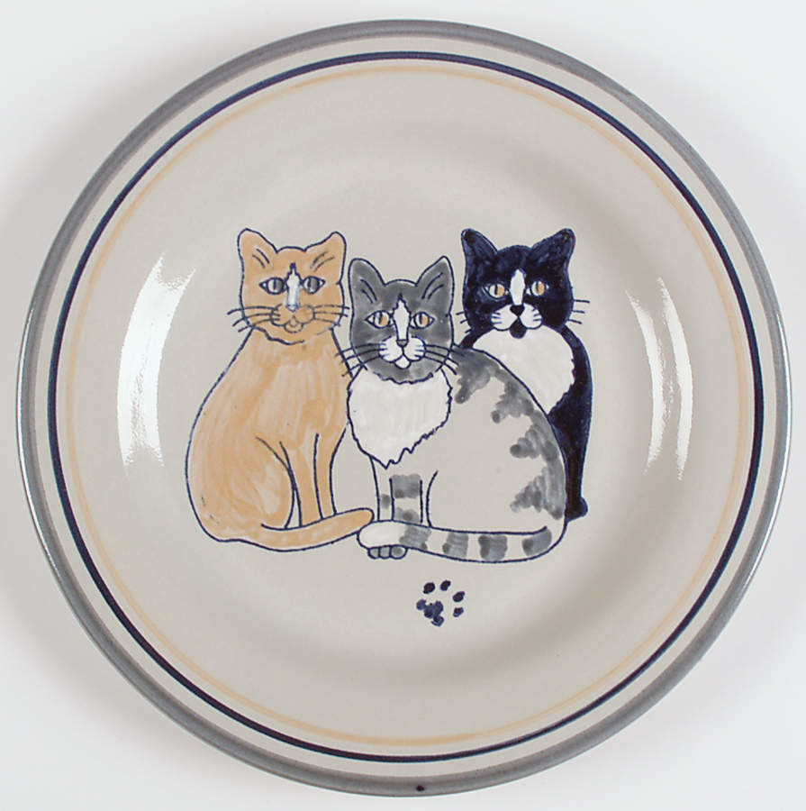 Classy Cats Dinner Plate by Louisville-1