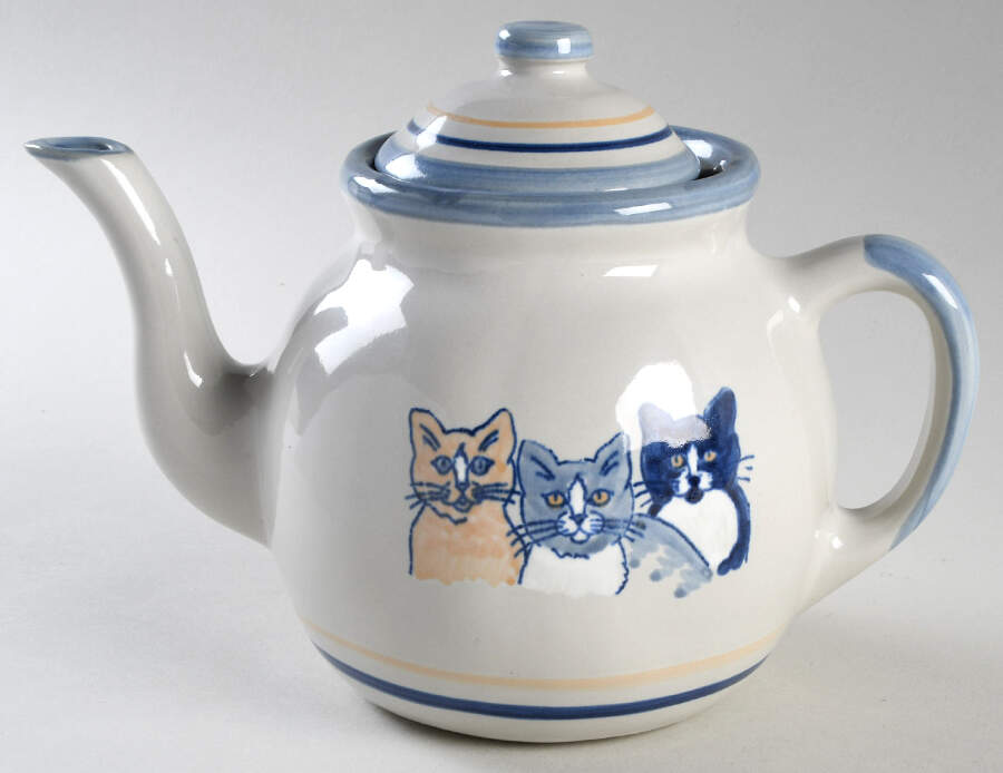 Classy Cats Teapot & Lid by Louisville-1