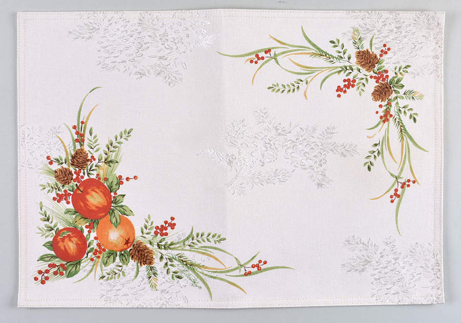 Williamsburg Boxwood & Pine Cloth Placemat by Lenox-1