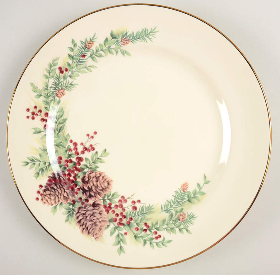 Williamsburg Boxwood & Pine Dinner Plate by Lenox-1