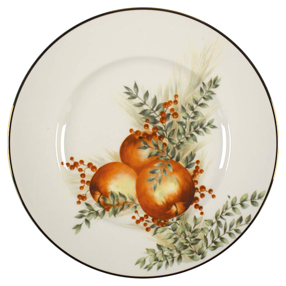 Williamsburg Boxwood & Pine Accent Luncheon Plate by Lenox-1