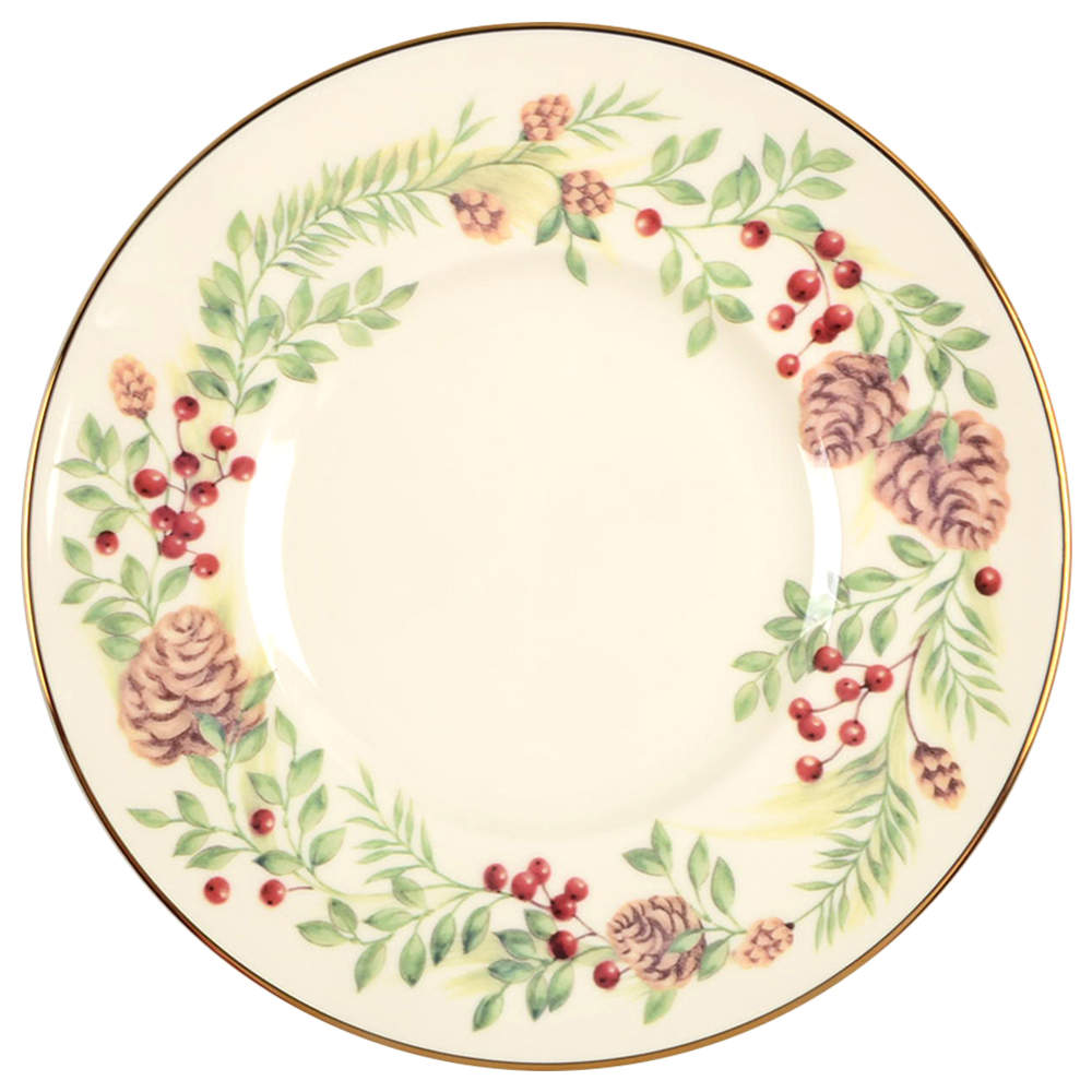 Williamsburg Boxwood & Pine Salad/Dessert Plate by Lenox-1