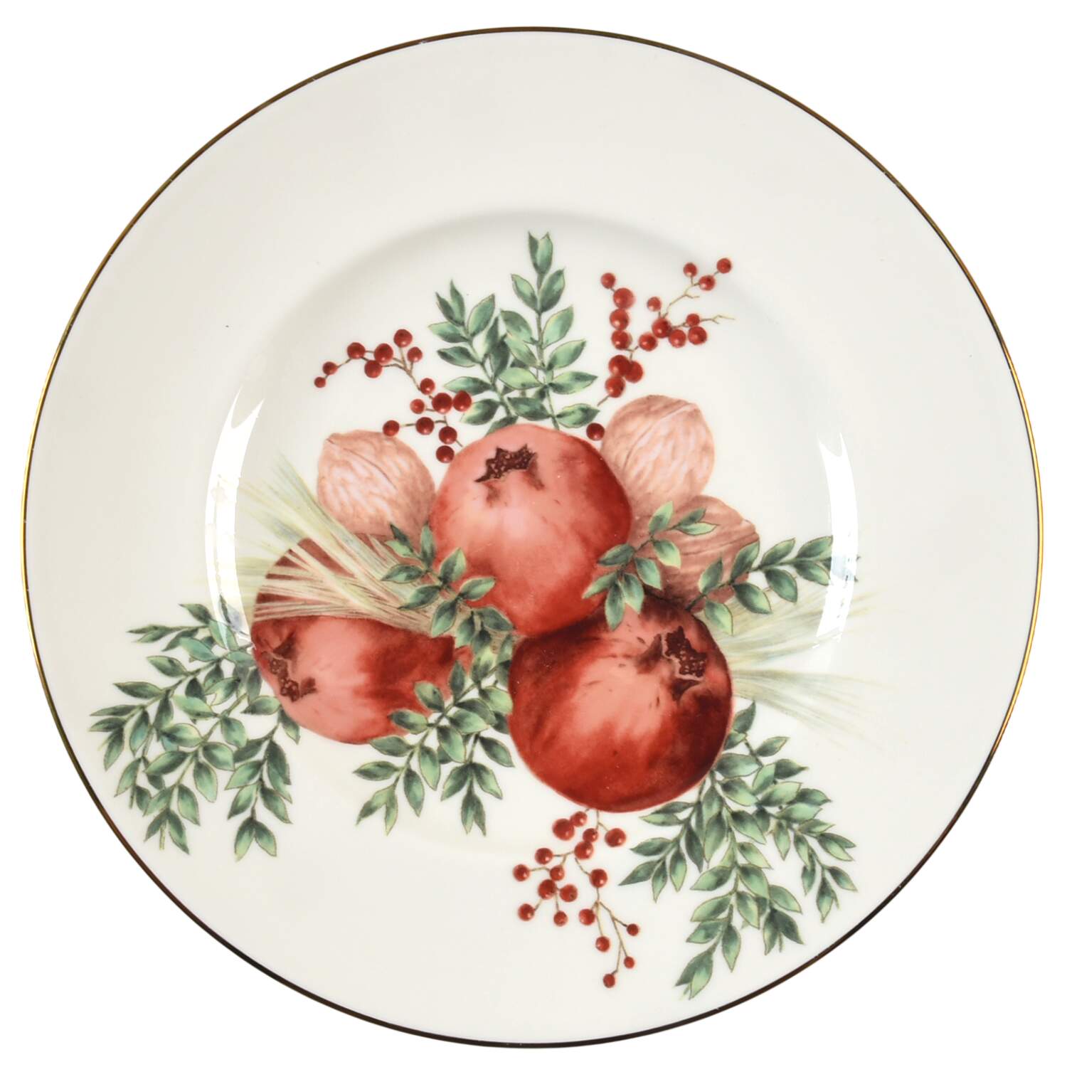 Williamsburg Boxwood & Pine Accent Luncheon Plate by Lenox-1
