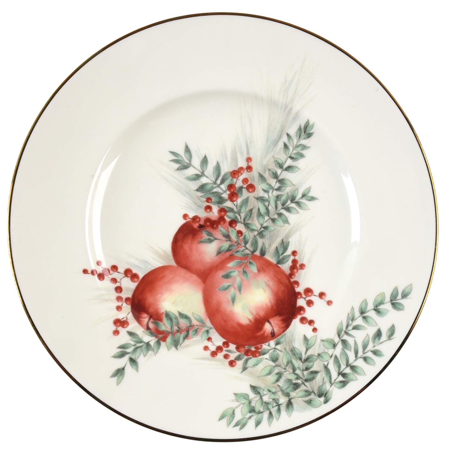Williamsburg Boxwood & Pine Accent Luncheon Plate by Lenox-1