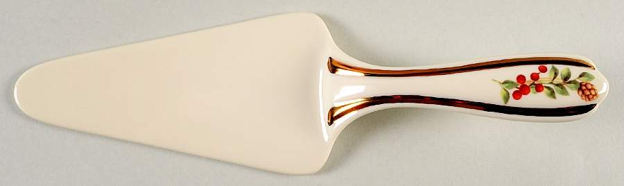 Williamsburg Boxwood & Pine Solid Ceramic Pie/Cake Server by Lenox-1