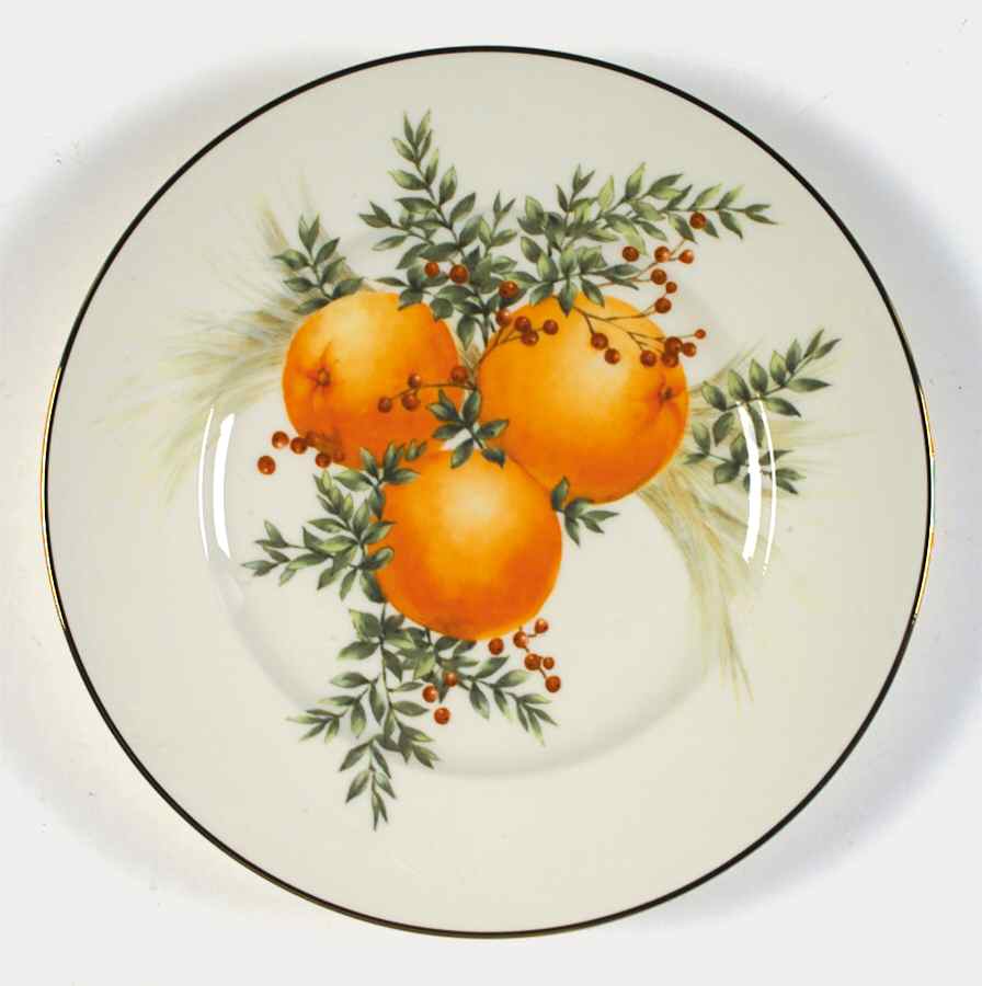 Williamsburg Boxwood & Pine Accent Luncheon Plate by Lenox-1