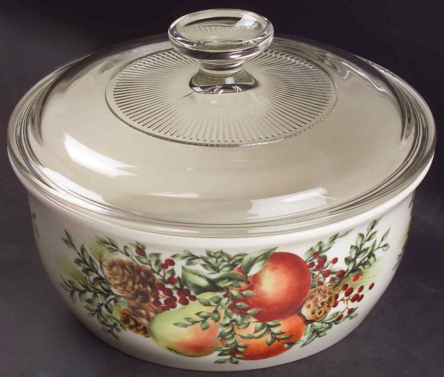 Williamsburg Boxwood & Pine 1.5 Qt Round Covered Casserole by Lenox-1