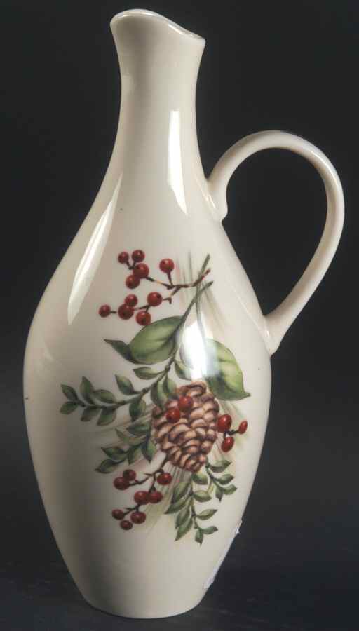 Williamsburg Boxwood & Pine Oil Jar/Cruet No Stopper by Lenox-1