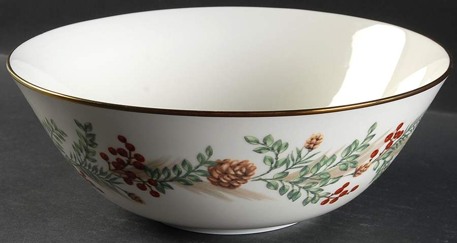 Williamsburg Boxwood & Pine 10" Bowl for Tier Bowl Set by Lenox-1