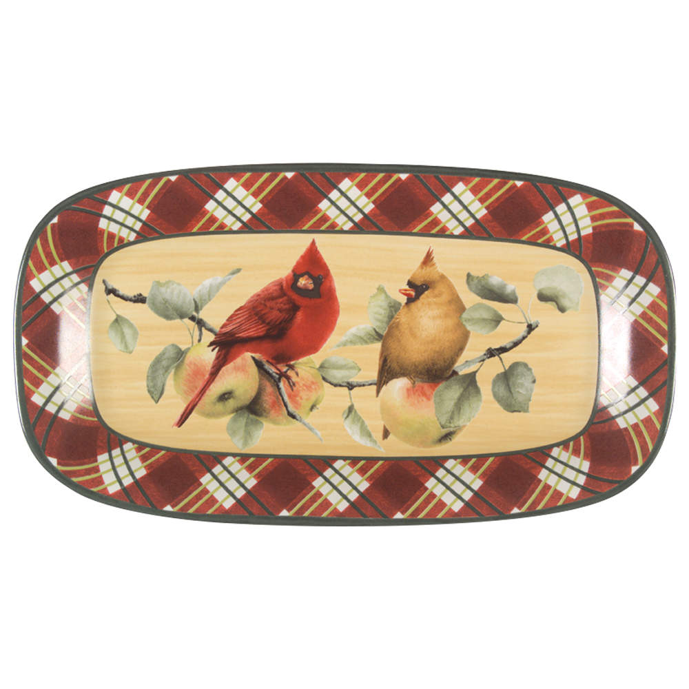 Winter Greetings Tartan Hors d'Oeuvre Tray by Lenox-1