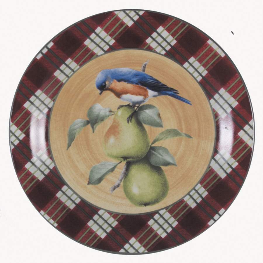 Winter Greetings Tartan Dinner Plate by Lenox-1