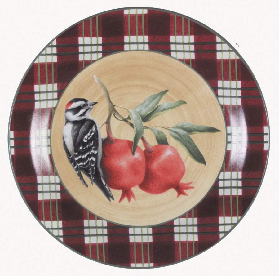 Winter Greetings Tartan Dinner Plate by Lenox-1